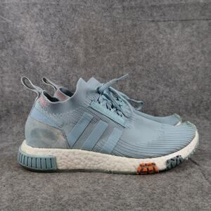 Adidas Shoes Womens 9 NMD Racer Running Sneaker Athletic Trainer Blue Primeknit